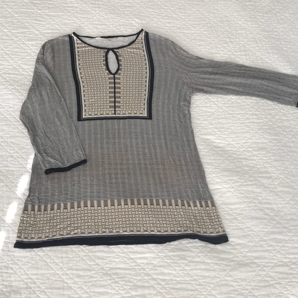 Max Studio striped tunic